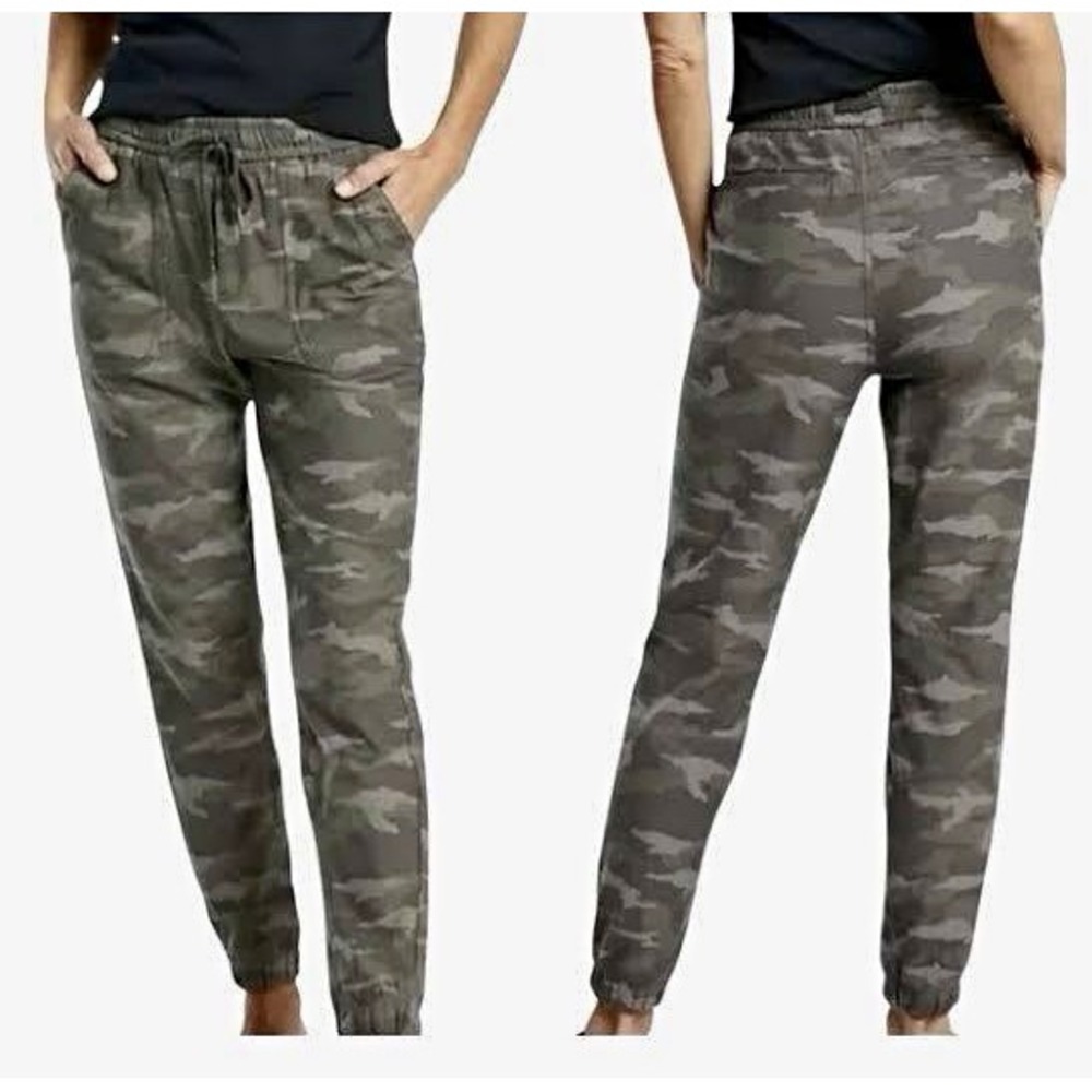 Athleta Farallon Jogger 6 Olive Gray Camo Pull On Pants